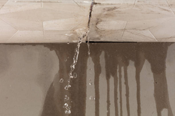 Professional Burst Pipe Cleanup technician working in Decherd, TN